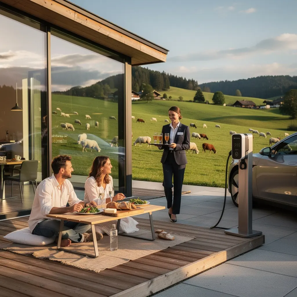 Familienfreundlicher Bereich mit Spielmöglichkeiten für Kinder in der Lounge.